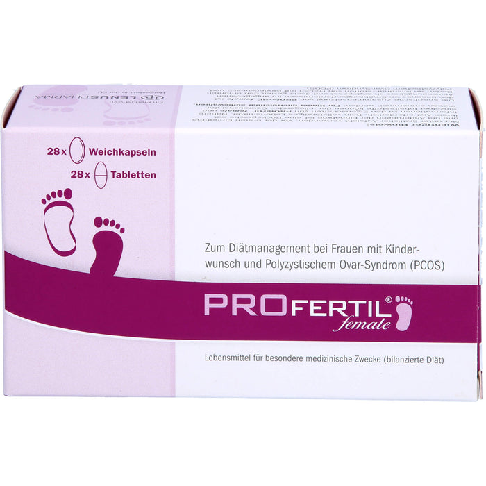 PROfertil female Tabletten und Kapseln Kombipackung 1 Monat bei Kinderwunsch, 1 St. Kombipackung