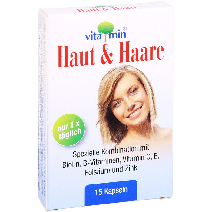 Vitamin Haut & Haare Kapseln, 15 pc Capsules