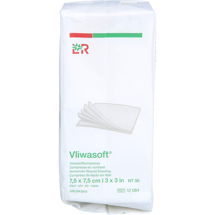 Vliwasoft Vliesstoffkompresse 7,5x7,5cm, 100 pcs. Compresses