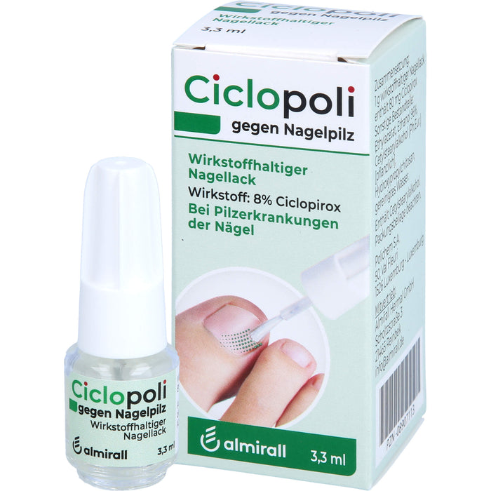 Ciclopoli Nagellack gegen Nagelpilz, 3.3 ml Lösung