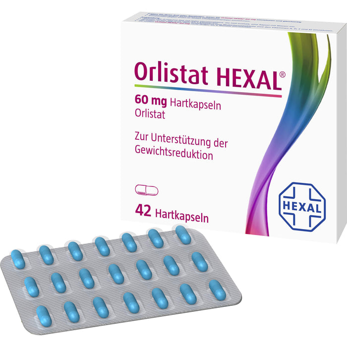 Orlistat HEXAL 60 mg Hartkapseln, 42 pcs. Capsules