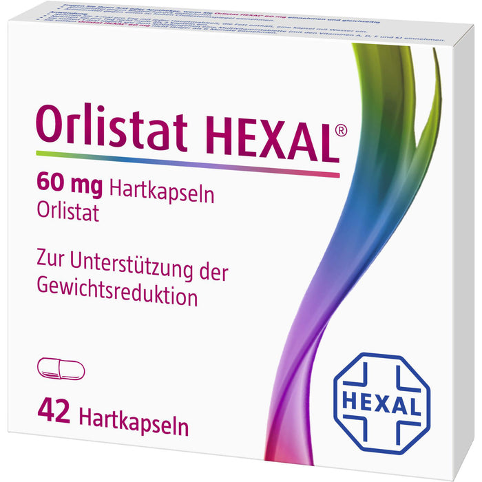 Orlistat HEXAL 60 mg Hartkapseln, 42 pcs. Capsules