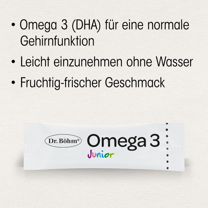 Dr. Böhm Omega 3 Junior Direkt-Sticks, 30 St. Beutel