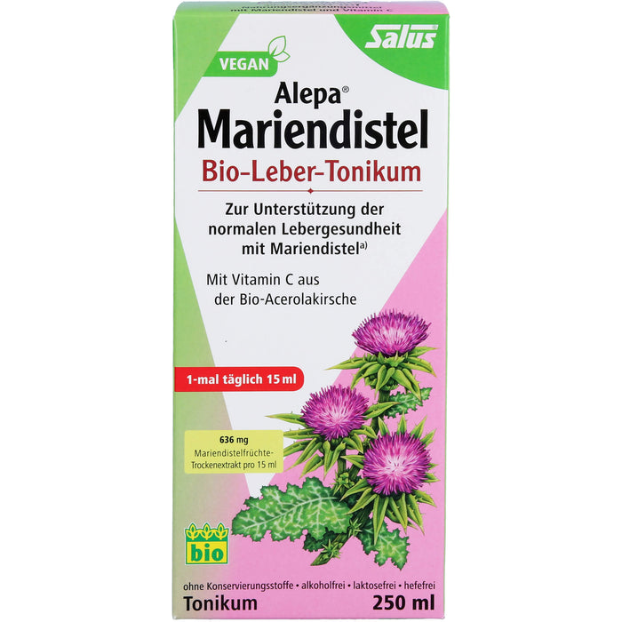 Salus Alepa Mariendistel Bio-Leber-Tonikum, 250 ml Lösung