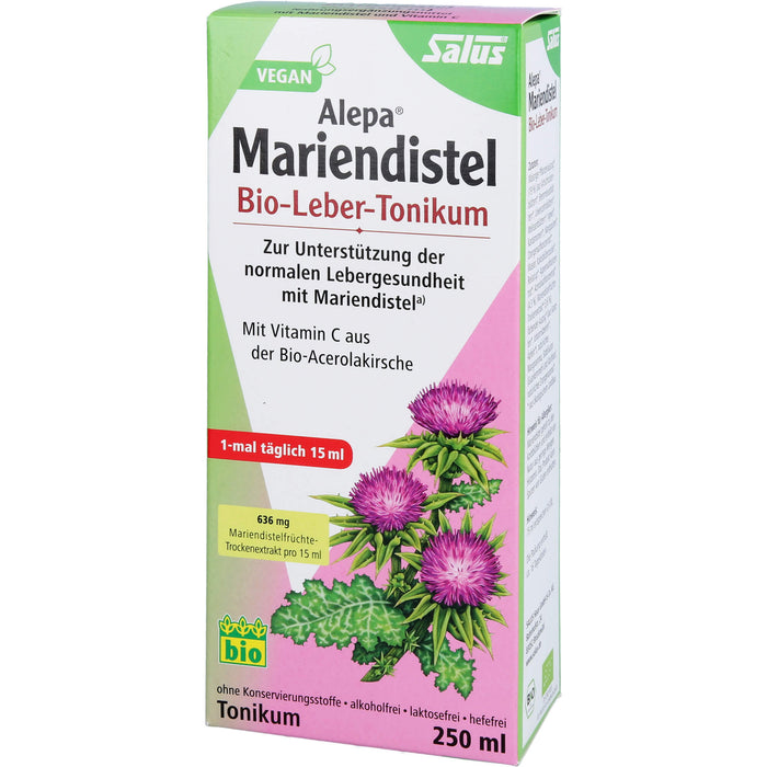 Salus Alepa Mariendistel Bio-Leber-Tonikum, 250 ml Solution