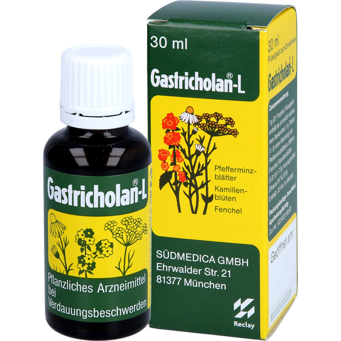 Gastricholan-L Flüssigkeit, 30 ml Lösung