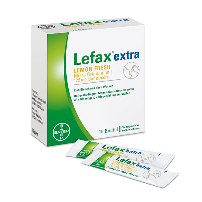 Lefax extra Lemon Fresh, 16 pc Sachets