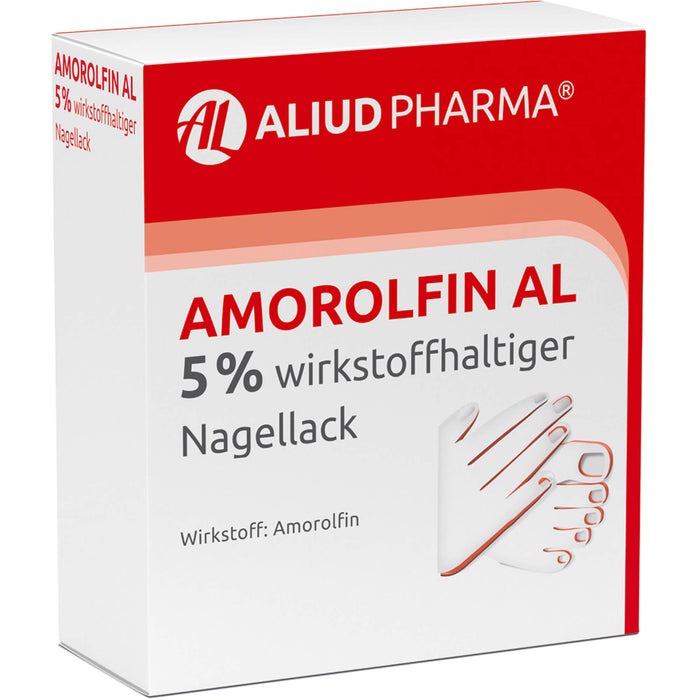 Amorolfin AL 5 % wirkstoffhaltiger Nagellack, 3 ml Nail varnish containing active ingredients