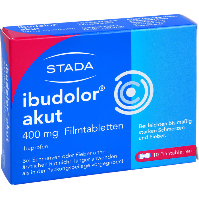 ibudolor akut 400 mg Filmtabletten, 10 pc Tablettes