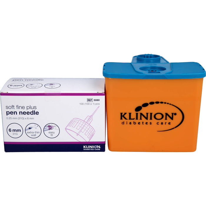 Klinion Soft fine plus 6mm 31G (0,25mm), 110 St KAN