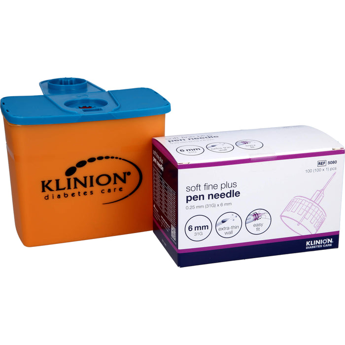 Klinion Soft fine plus 6mm 31G (0,25mm), 110 St KAN