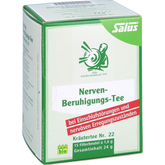 Nerven-Beruhigungs-Tee Kräutertee Nr. 22 bio Salus, 15 St FBE