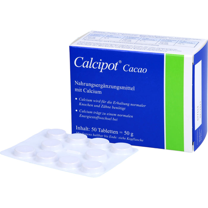 Calcipot Kautabletten, 50 St. Tabletten