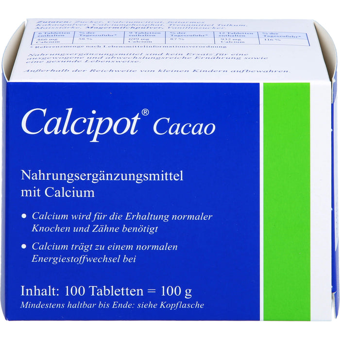 Calcipot Kautabletten, 100 pcs. Tablets