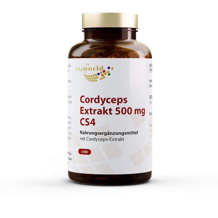 Cordyceps Extrakt 500mg, 100 St KAP