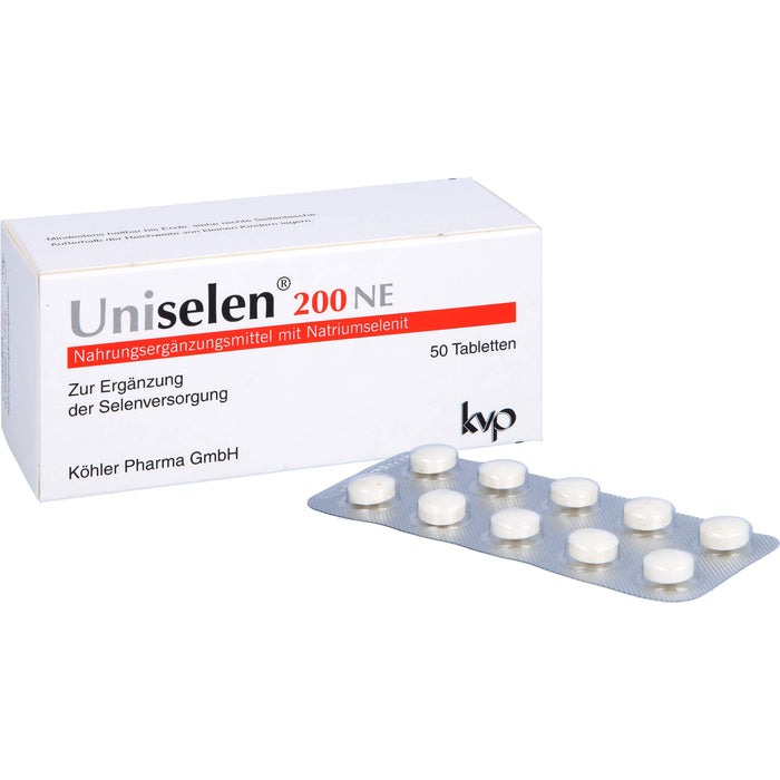 Uniselen 200 NE Tabletten zur Selenversorgung, 50 St. Tabletten