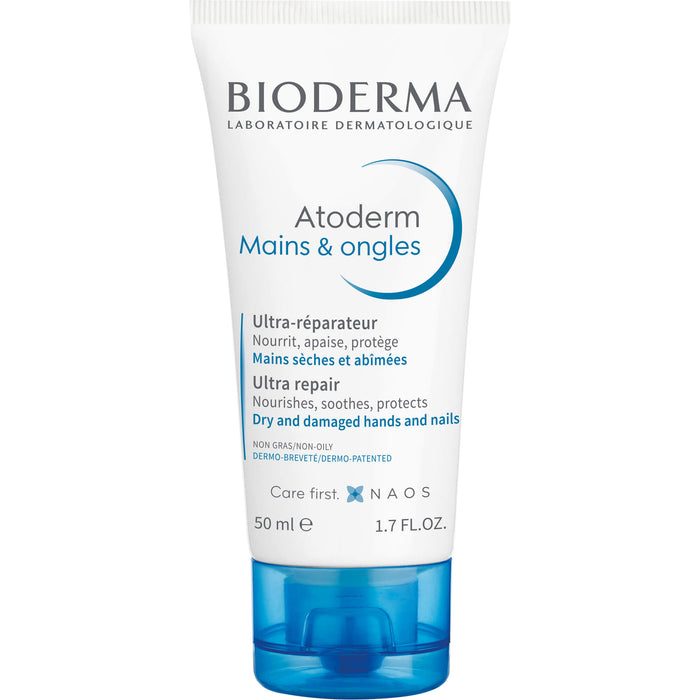 BIODERMA Atoderm Hände und Nägel Handcreme, 50 ml Cream