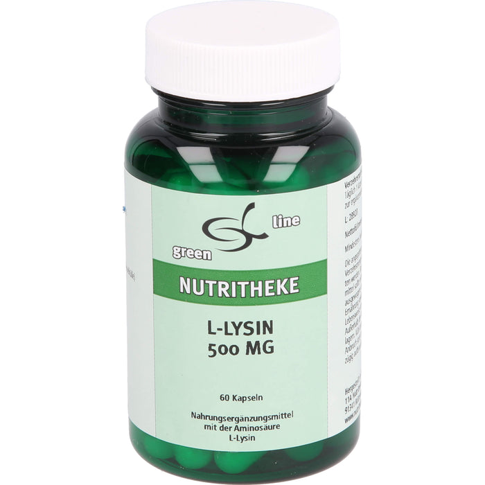 green line Nutritheke  L-Lysin 500 mg Kapseln, 60 pcs. Capsules