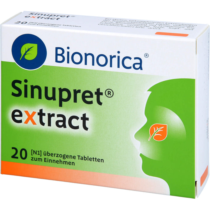 Sinupret extract überzogene Tabletten, 20 pcs. Tablets