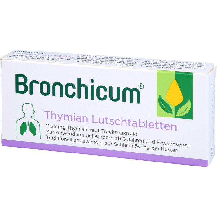 Bronchicum Thymian Lutschtabletten, 20 pcs. Tablets