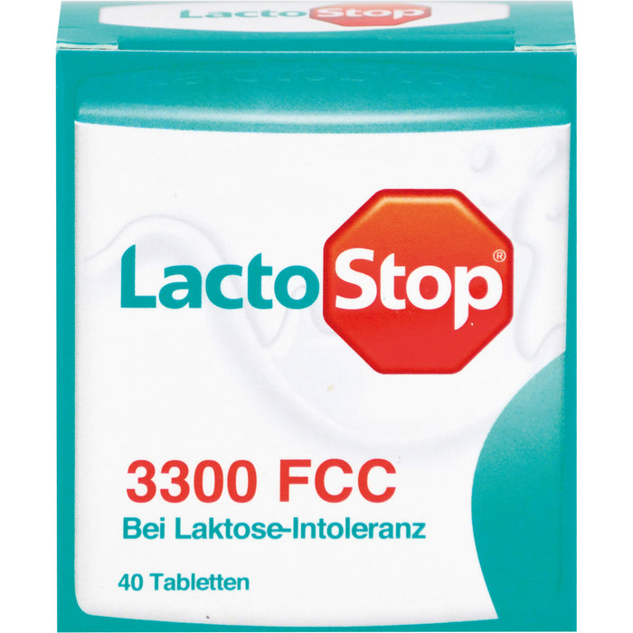 LactoStop 3300 FCC bei Lactose-Intoleranz Tabletten, 40 pc Tablettes