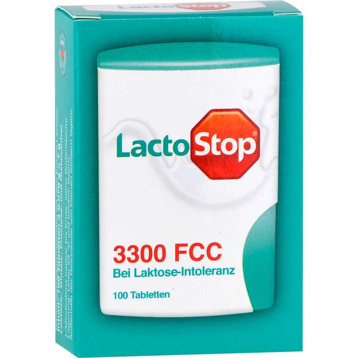 LactoStop 3300 FCC bei Lactose-Intoleranz Tabletten, 100 St. Tabletten