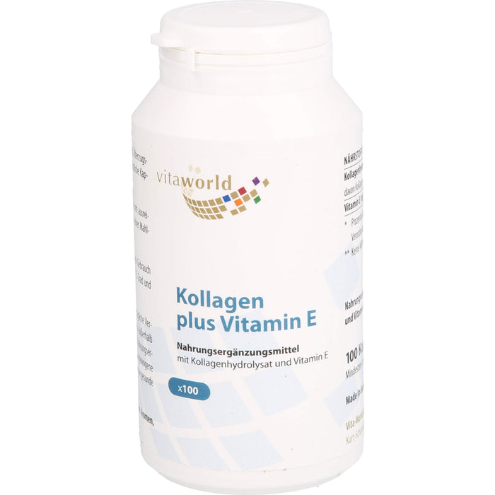 vitaworld Kollagen plus Vitamin E Kapseln, 100 pc Capsules