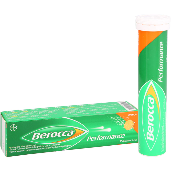 Berocca Performance Orange Brausetabletten, 15 pcs. Tablets