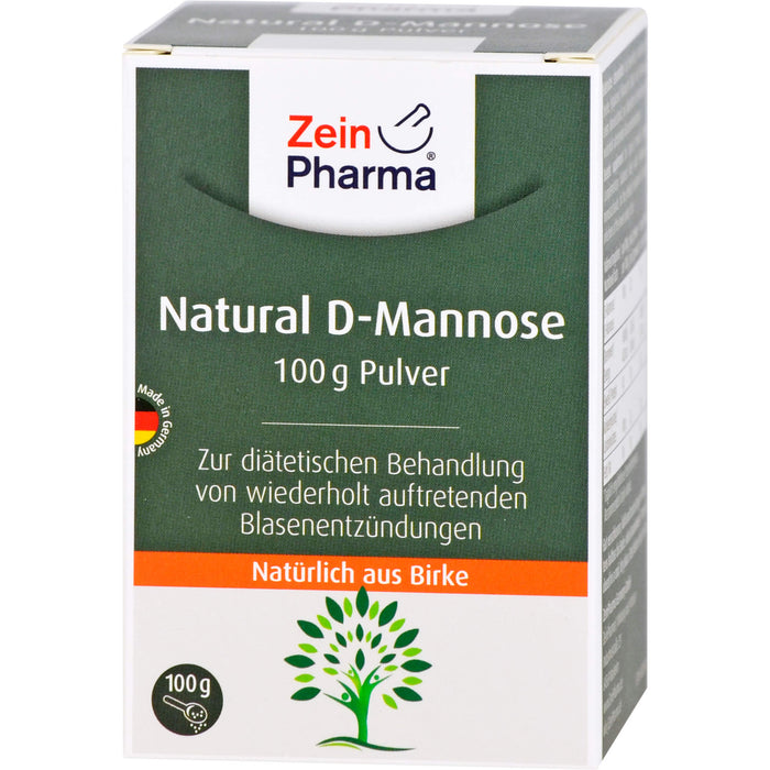 ZeinPharma Natural D-Mannose Pulver, 100 g Powder