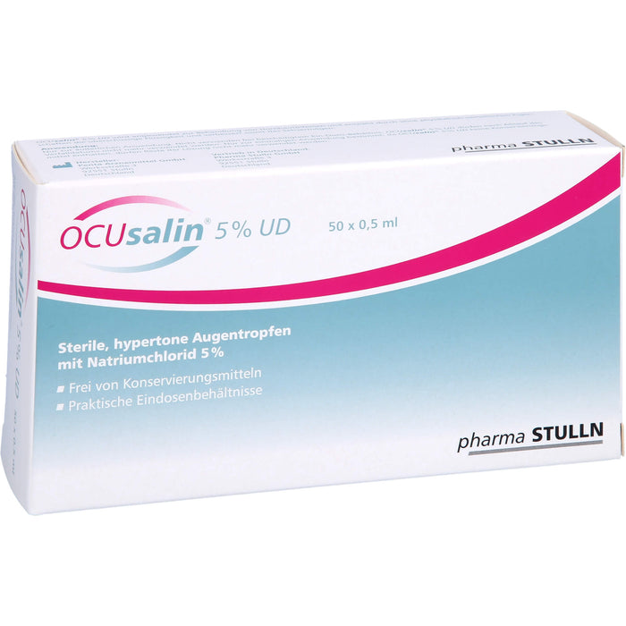 OCUsalin 5% UD, 50X0.5 ml ATR