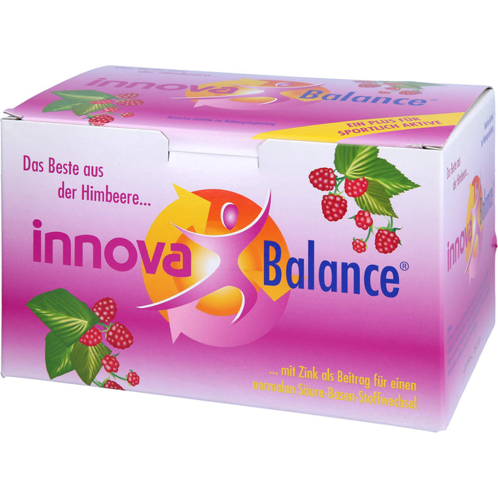 Innova Balance Pulver mit Himbeergeschmack für mehr Balance im Säure-Basen-Haushalt, 30 pc Sachets