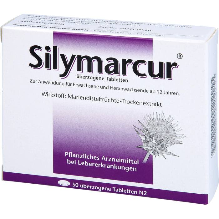 Silymarcur überzogene Tabletten, 50 St UTA