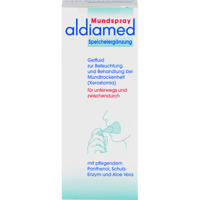 aldiamed Mundspray Gelfluid Speichelergänzung bei Mundtrockenheit, 50 ml Solution