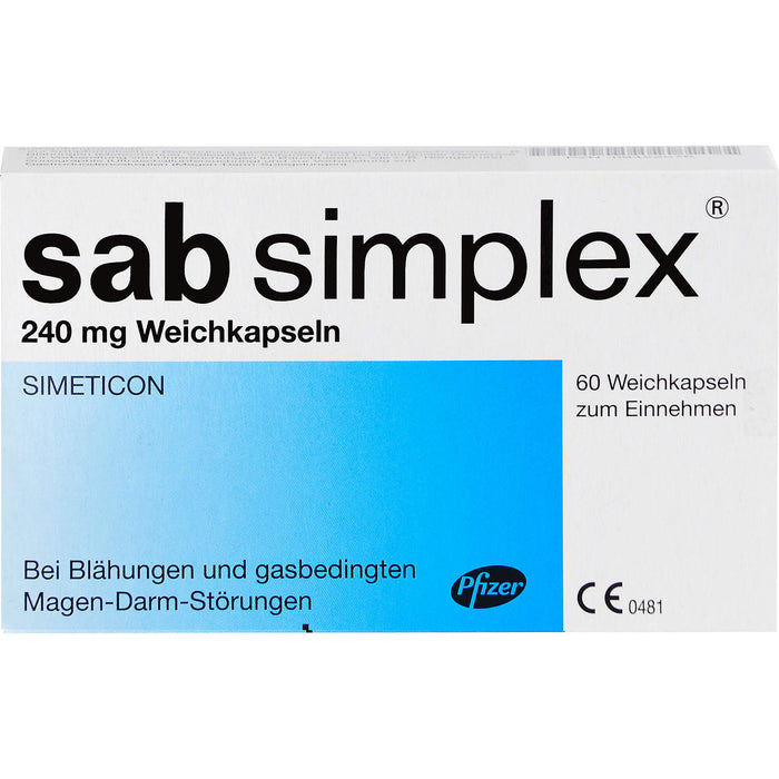 sab simplex 240 mg Weichkapseln, 60 pcs. Capsules