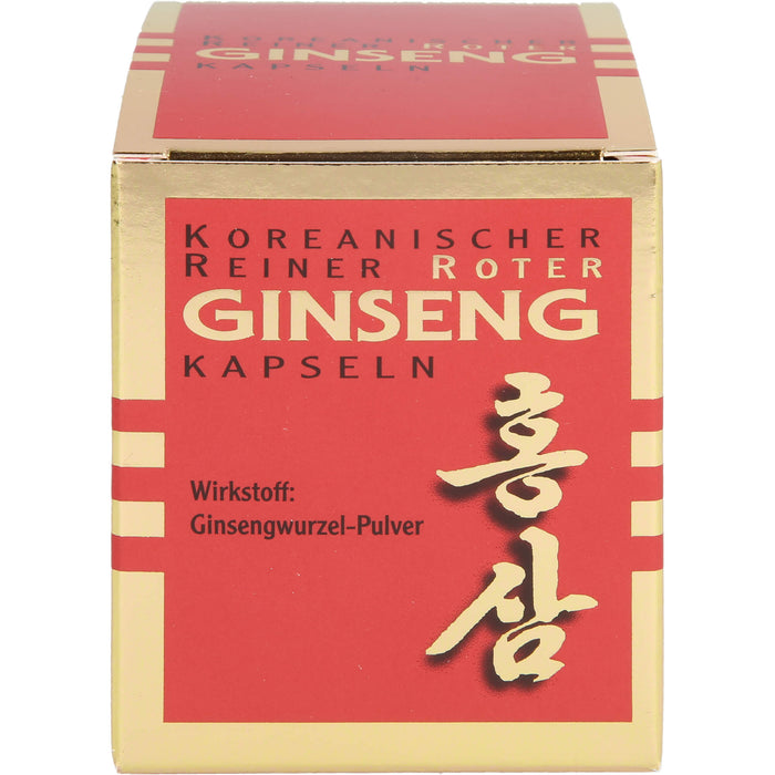 Koreanischer Reiner Roter Ginseng Wurzelpulver 300 mg Kapseln, 100 pcs. Capsules