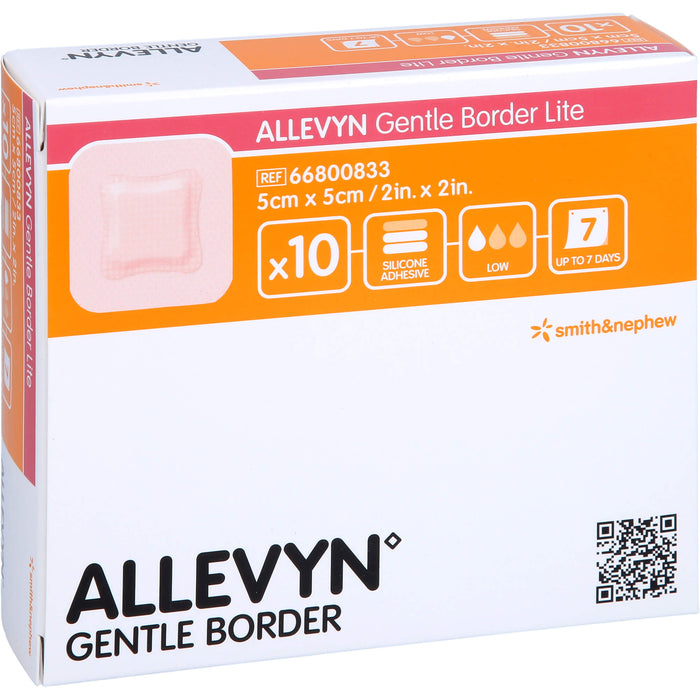 Allevyn Gentle Border Lite 5x5cm, 10 pc Pansement