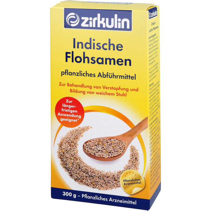 zirkulin Indische Flohsamen zur Behandlung von Verstopfung, 300 g Pulver