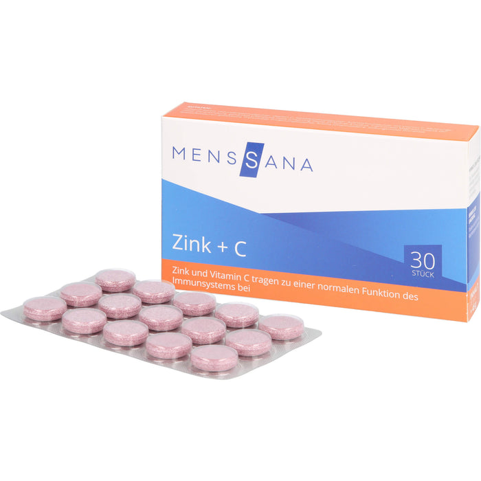 Zink + C MensSana, 30 pcs. Tablets