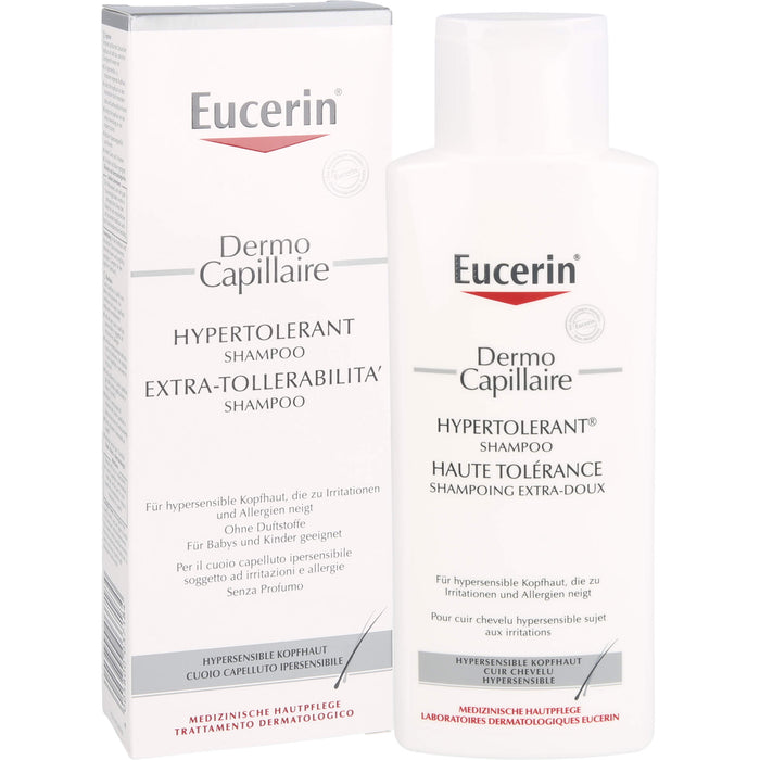 Eucerin DermoCapillaire Hypertolerant Shampoo, 250 ml Shampoing