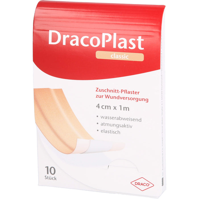 DracoPlast Classic Pflaster 1 m x 4 cm, 1 pc Pansement