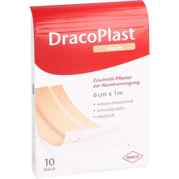 DracoPlast Classic Pflaster 1 m x 6 cm zur Wundversorgung, 1 pc Pansement