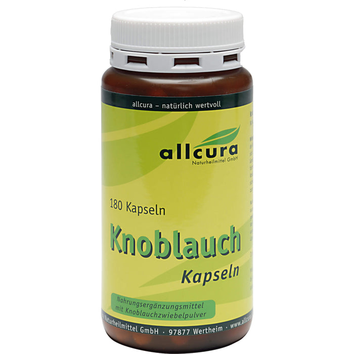 allcura Knoblauch Kapseln, 180 St. Kapseln