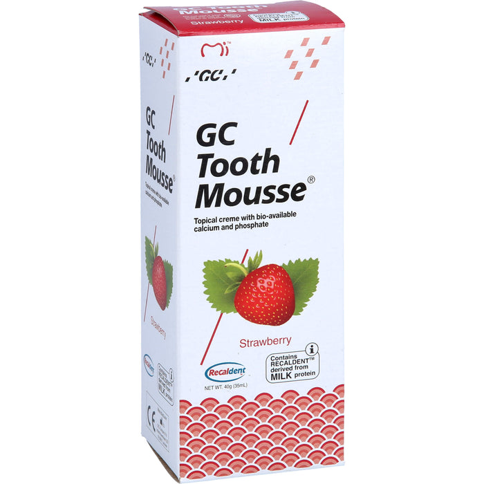 GC Tooth Mousse Erdbeere Creme, 40 g Toothpaste