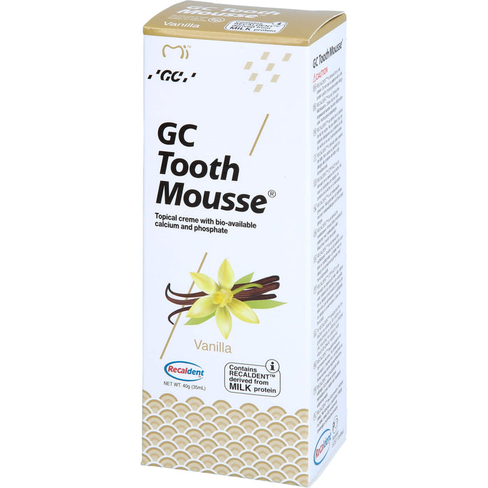 GC Tooth Mousse Vanille, 40 g Creme