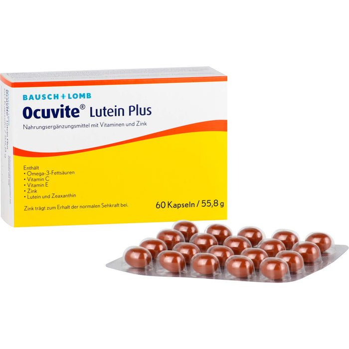 Ocuvite Lutein plus Kapseln, 60 St. Kapseln