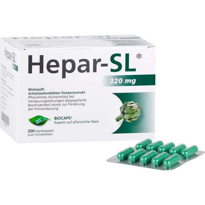 Hepar-SL 320 mg Kapseln, 200 pcs. Capsules