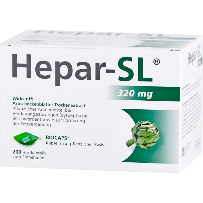 Hepar-SL 320 mg Kapseln, 200 pcs. Capsules