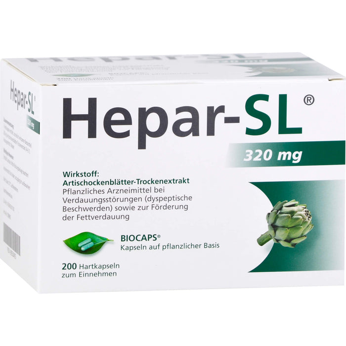 Hepar-SL 320 mg Kapseln, 200 pcs. Capsules