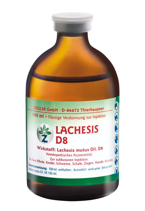 ZIEGLER Lachesis D 8 Dilution, 100 ml Solution