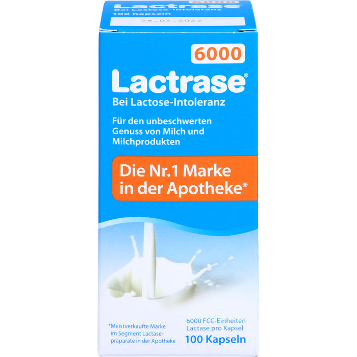 Lactrase 6000, 100 pc Capsules